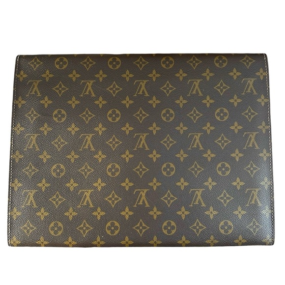 Louis Vuitton Monogram Leather Vintage Large Document Holder Clutch - Picture 4 of 12